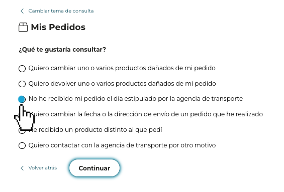 Qu pasa si se produce un retraso en el env o Cecocare